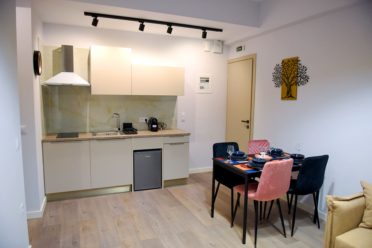 Kitchen with dining area