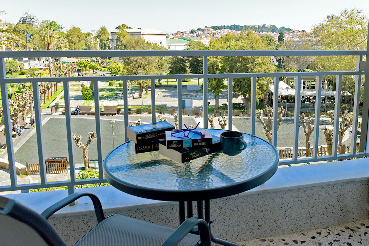 Comfortable balconies with a view