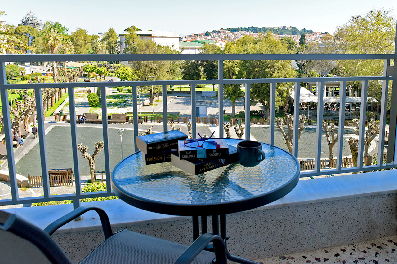 Balcony with a view